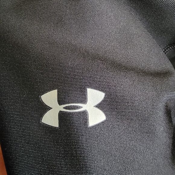 Under Armour UA USA Women's Compression Tights Leggings Pants Black White Red S - Picture 6 of 7